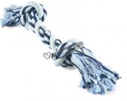 藍色條形編織繩狗玩具41cm