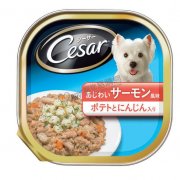 西莎日式狗罐頭-薯仔紅蘿蔔三文魚 100g
