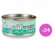Kakato 吞拿鱼紫菜猫罐头 70gx24pcs