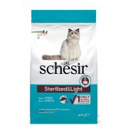 Schesir魚肉絕育及體重控制貓糧400g