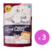 LoveCAT 原味2.0mm豆腐貓砂6L x3包