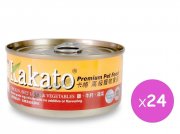 Kakato 雞、牛肝、蔬菜貓狗罐頭170g x24pcs