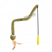 蛇形逗貓棒140x6cm