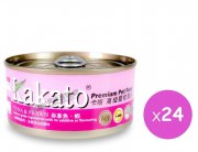 Kakato 吞拿魚蝦貓狗罐頭170g x24pcs