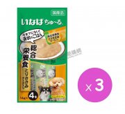 CIAO綜合營養雞+芝士肉醬包14gx4pcs(犬用)(3包)