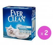 EverClean藍鑽 高效活性炭粗粒无味配方凝结猫砂 25lb x2pcs