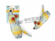 AllForPaws好奇老鼠貓草玩具25x11.5x3cm