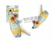 AllForPaws好奇老鼠貓草玩具25x11.5x3cm