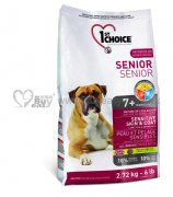 1st Choice高齡犬羊肉魚加糙米美毛狗糧6kg