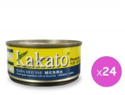 Kakato 鯖花魚幕絲貓狗罐頭70g x24pcs