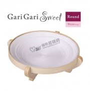 GariGari圓形米色貓抓板51x51x13.5cm