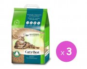 Cat's Best活性抗菌除臭木貓砂7.2kg x3包 (Sensitive)