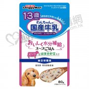 DoggyMan高齡犬用牛肉青菜營養牛奶餐80g(13歲以上)