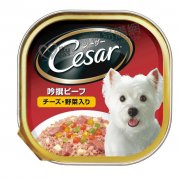 西莎日式狗罐頭-野菜牛肉及芝士 100gx12pcs