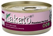 Kakato 牛肉慕絲貓狗罐頭70g