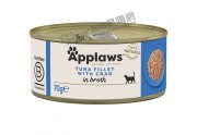 Applaws吞拿魚柳配螃蟹貓罐頭70g