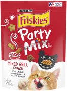 Friskies PartyMix 鬆脆雞肉、牛肉及三文魚貓小食6oz