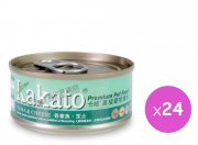 Kakato 吞拿魚芝士貓狗罐頭170g x24pcs