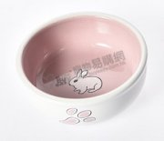 小動物陶瓷碗10.2x10.2x3.7cm