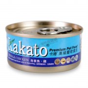 Kakato 吞拿魚雞肉貓狗罐頭70g