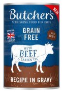 Butcher's成犬無穀物雞肉牛肉肉汁主食罐400g