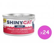 ShinyCat雞肉蟹肉啫喱貓罐頭70g x24pcs