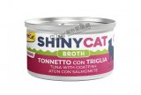ShinyCat吞拿魚鰹魚湯汁貓罐頭70g