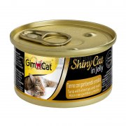 ShinyCat 天然吞拿魚蝦肉麥芽貓罐頭 70g x6pcs