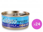 Kakato 吞拿魚雞肉貓狗罐頭70g x24pcs