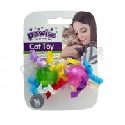 Pawise流蘇塑料球貓玩具2個裝7cm