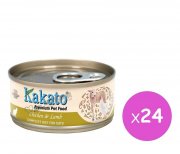 Kakato雞肉羊肉貓主食罐70g x24pcs
