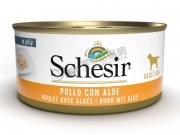 Schesir全天然雞肉及蘆薈狗罐頭150g