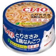CIAO雞肉軟骨貓罐頭85g
