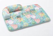 涼感水果L型寵物墊 青色65x46cm