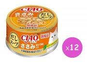 CIAO高湯罐雞肉扇貝味75g(12罐)