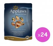 Applaws 吞拿魚海鯛魚貓湯包70g x24pcs