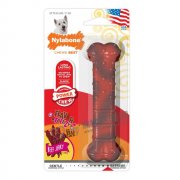 Nylabone中型牛肉味尼龍咀嚼玩具