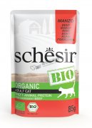 Schesir有機牛肉成貓主食餐包85g