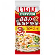 ~CIAO野菜牛肉雞肉肉醬包60gx3pcs(犬用)