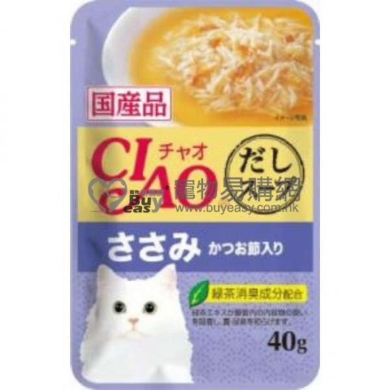 CIAO湯包-雞肉鰹魚乾40g - 點擊圖像關閉