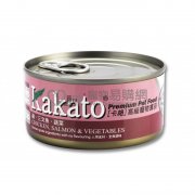 Kakato 雞、三文魚、蔬菜貓狗罐頭170g