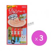 CIAO肉醬包-鰹魚味14gx4pcs(3包)