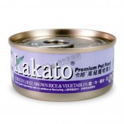 Kakato 雞、牛、糙米、菜貓狗罐頭70g