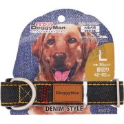 DoggyMan牛仔色大型犬頸帶(L) 42-62cm