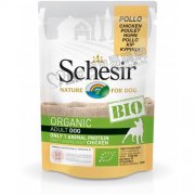 Schesir有機雞肉成犬主食餐包85g