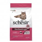 Schesir火腿絕育及體重控制貓糧400g