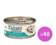 Kakato 三文魚青口貓主食罐頭70g x48pcs