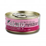 Kakato 吞拿魚蝦貓狗罐頭170g