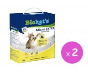 Biokat's保潔 天然活性炭除味貓用粘土細砂7kg x2pcs