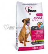 1st Choice成犬羊肉魚加糙米美毛狗糧15kg